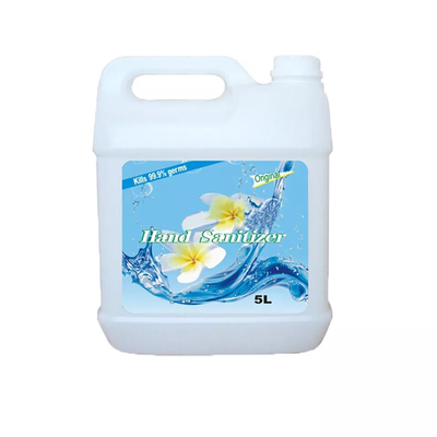 液体の貯蔵のために再利用可能な白い 5L HDPE のプラスチック容器の正方形の形の水差し