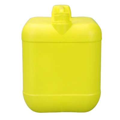 ハンドル302mmが付いている黄色い39mmの10L HDPEの容器のプラスチックびん
