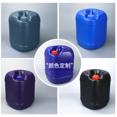 シール ブルー 25 リットル スクエア バレル スタッキング 液体 HDPE プラスチック バケツ