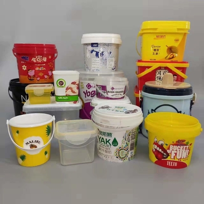ふたが付いている食品等級のプラスチック 20 リットルのペンキのバケツのさまざまな色のサイズ