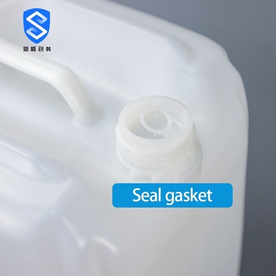 口径47mmの白い四角のHDPEのプラスチック水漕20 Ltr 450g