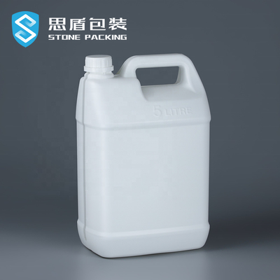 耐久の環境の299mm正方形のプラスチック ドラム5L HDPEのびん220G
