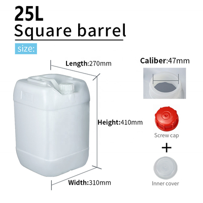 SIDUN 25lプラスチック ジェリーは酸のアルカリの薬物のための蛇口とできる