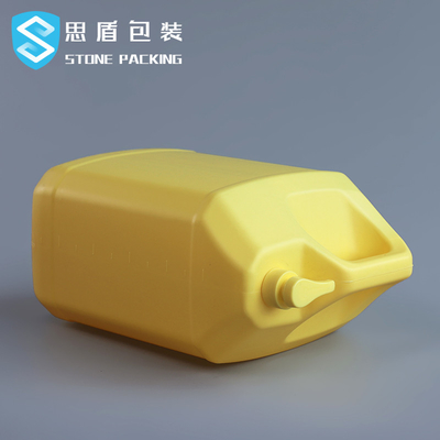 ポンプ210gを搭載する黄色い洗浄力があるプラスチック1ガロンの化学容器
