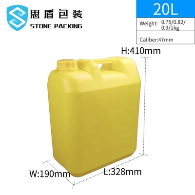 41mmの20l HDPEプラスチック ジェリーはタンパーの明白なふたによってできる