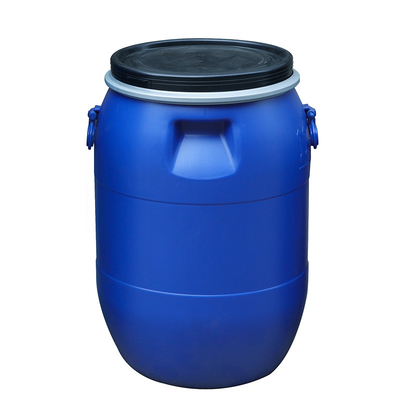 円形のプラスチックHDPE 100%の120l青い化学バレルの開いた上