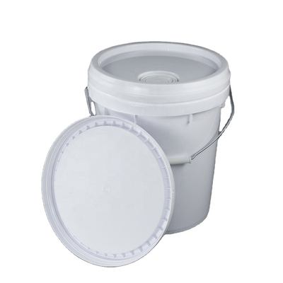 Dia 26.7cmのふた1000gが付いている円形のプラスチック20リットルのペンキのバケツ
