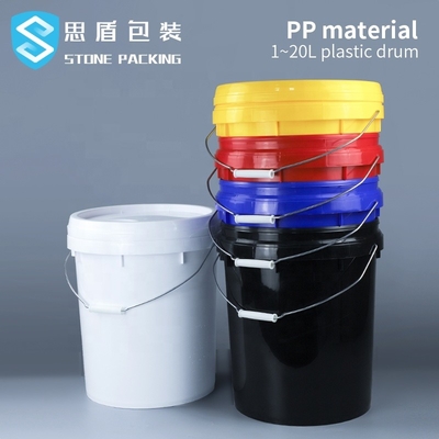 1.1mmの厚さ5ガロンのハンドル10L 18L 20Lが付いているプラスチック ペンキのバケツ