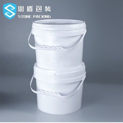 プラスティック容器360gのあたりのDia 222mm PPの白い5l化学薬品