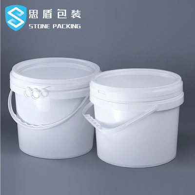 プラスティック容器360gのあたりのDia 222mm PPの白い5l化学薬品