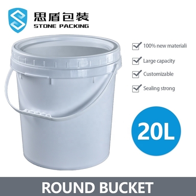 上Dia 30cmミル厚いハンドルが付いている20リットルのペンキのバケツ90