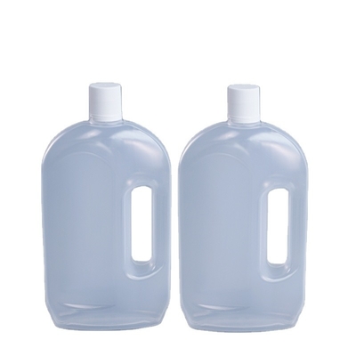 ハンドルが付いている口径30mmの半透明な750mlプラスチックびん